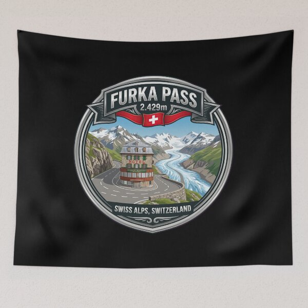Item preview, Furka Pass Motorcycle Touring Bucket List Adventure designed and sold by enzoade.
