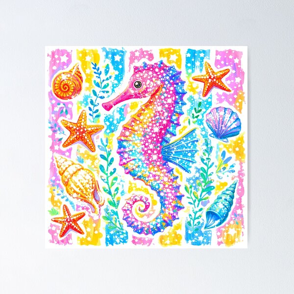 Item preview, Coastal Preppy Summer designed and sold by Eiwaprints.