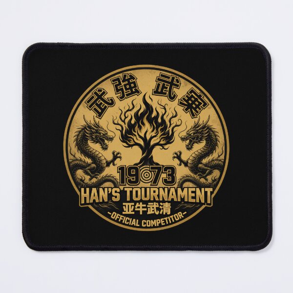 Item preview, Han's Tournament 1973 Martial Arts Patch designed and sold by TshirtsOnline-.