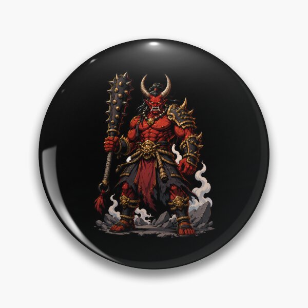 Item preview, Oni Warlord Rising Through Crimson Smoke And Broken Stone designed and sold by Tong4130.