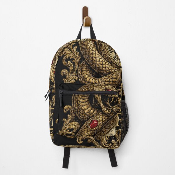 Item preview, ETERNUM Victorian Serpent Crest | Luxury Gothic Pocket Watch Embroidery designed and sold by Emoji Emblems.