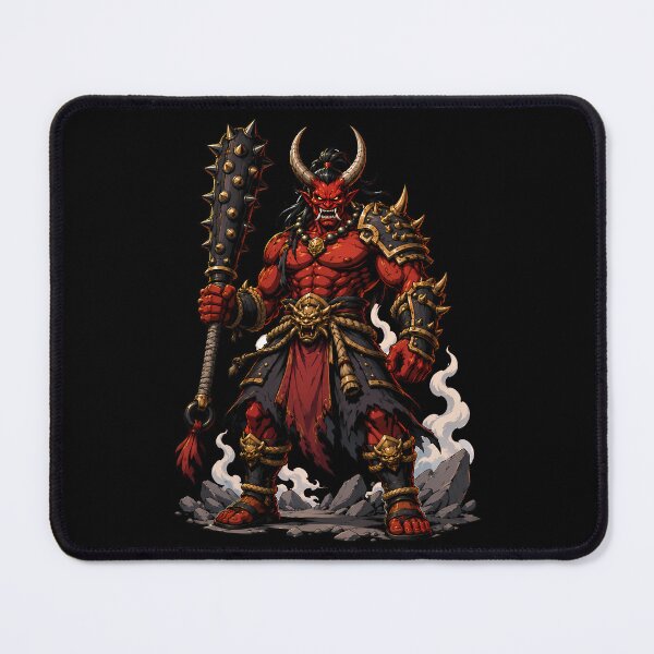 Item preview, Oni Warlord Rising Through Crimson Smoke And Broken Stone designed and sold by Tong4130.