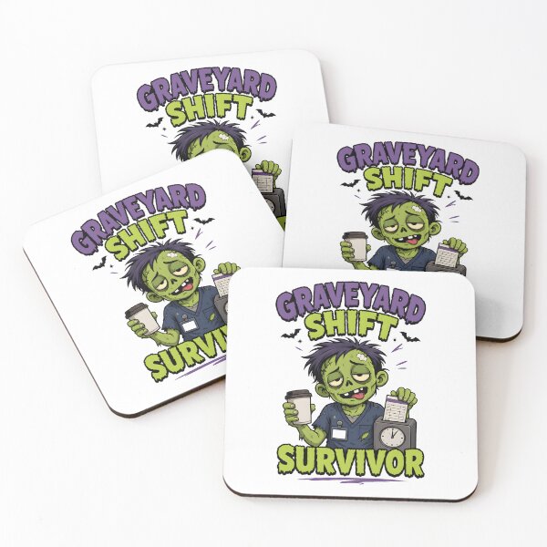 Item preview, Graveyard Shift Zombie Survivor Work Humor designed and sold by Artmares.