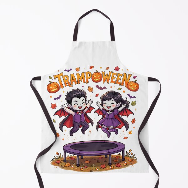 Item preview, Trampoween Vampire Trampoline Halloween Funny Shirt | Cute Dracula Jumping on Trampoline | Spooky Pumpkin Fall Costume Gift designed and sold by Maravillio.