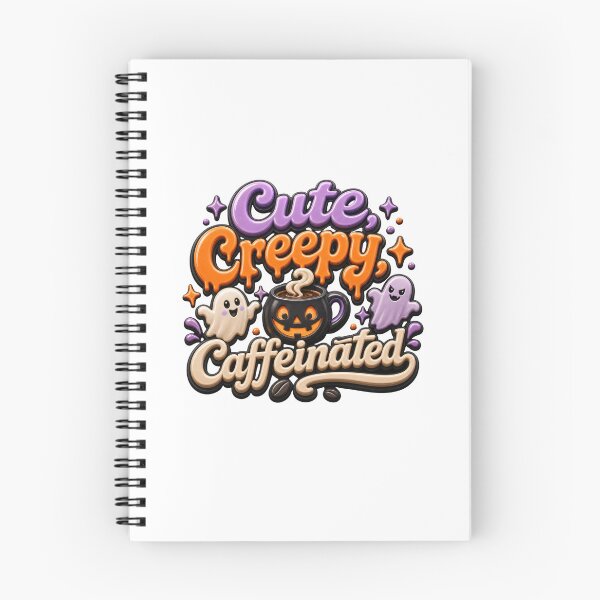 Item preview, Cute Creepy Caffeinated - Spooky Coffee Quote designed and sold by GoverArt.
