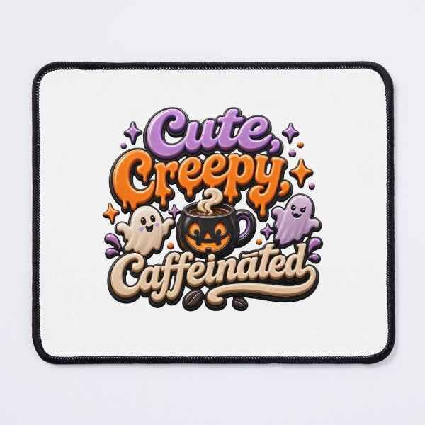Item preview, Cute Creepy Caffeinated - Spooky Coffee Quote designed and sold by GoverArt.