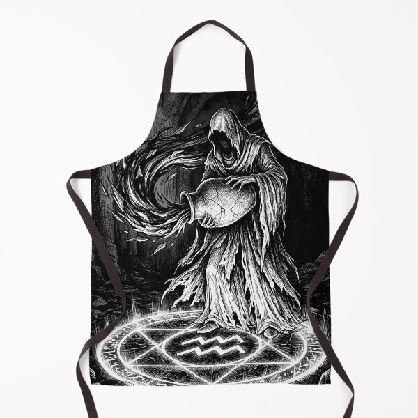 Item preview, Aquarius Zodiac Gothic Mage Shadow Vortex Dark Fantasy designed and sold by DarkOriginArts.