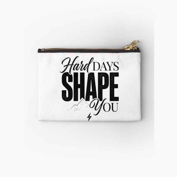 Item preview, Hard Days Shape You | Motivational Typography Artwork designed and sold by lalitacreations.