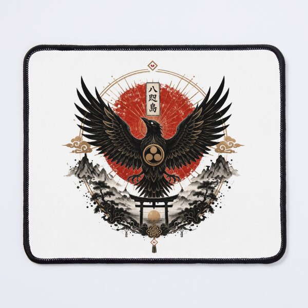 Item preview, Yatagarasu Solar Crest – Japanese Mythic Crow Emblem designed and sold by OblivionRise.