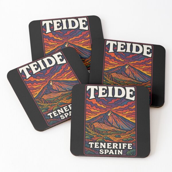 Item preview, Volcán Teide Tenerife Arte psicodélico Viajes designed and sold by TomFrontierArt.