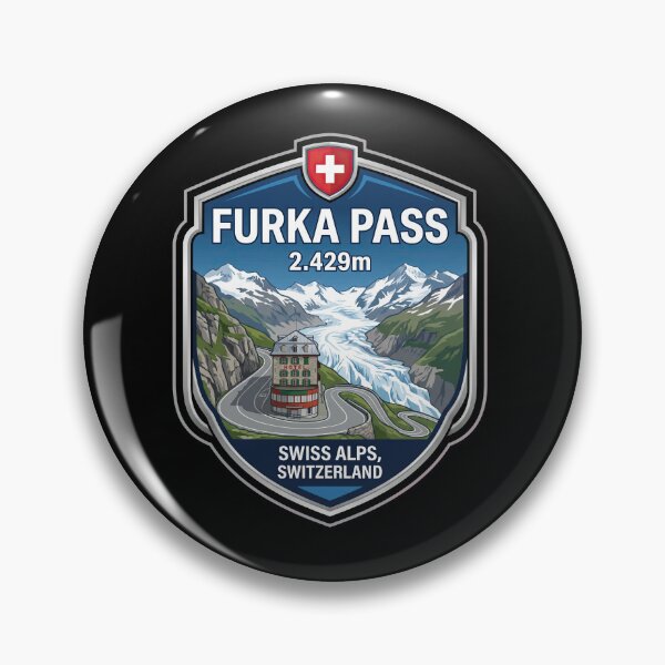 Item preview, Furka Pass Glacier Road Through The Alps designed and sold by enzoade.