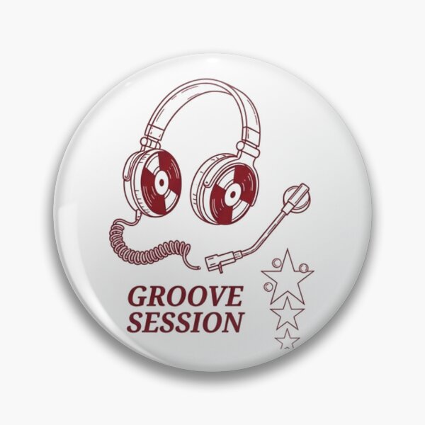 Item preview, Groove Session Retro Music Vibes Design designed and sold by Mialunaa.