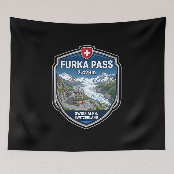 Item preview, Furka Pass Glacier Road Through The Alps designed and sold by enzoade.