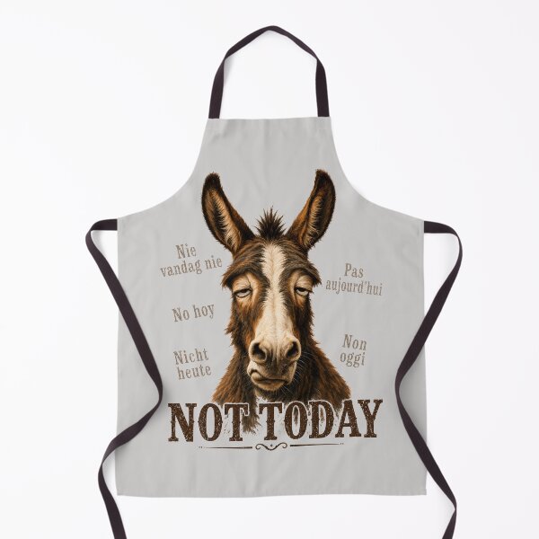 Item preview, Donkey - Not Today designed and sold by AnetDuToit.