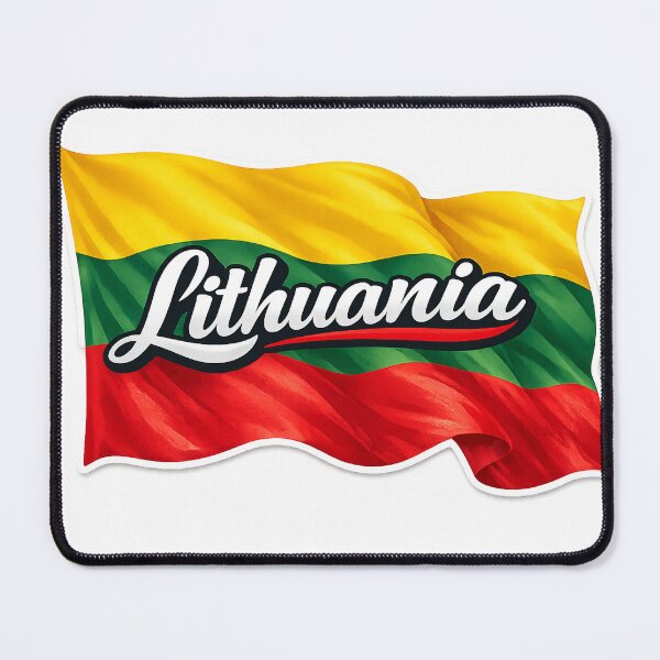 Item preview, Lithuania Waving Flag Shirt | Vintage Lithuania Flag Graphic Tee | Lithuanian Pride Design designed and sold by GarnerSupplyCo.