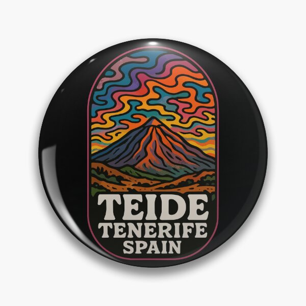 Item preview, Mount Teide Volcano Tenerife Spain Trippy Travel designed and sold by TomFrontierArt.