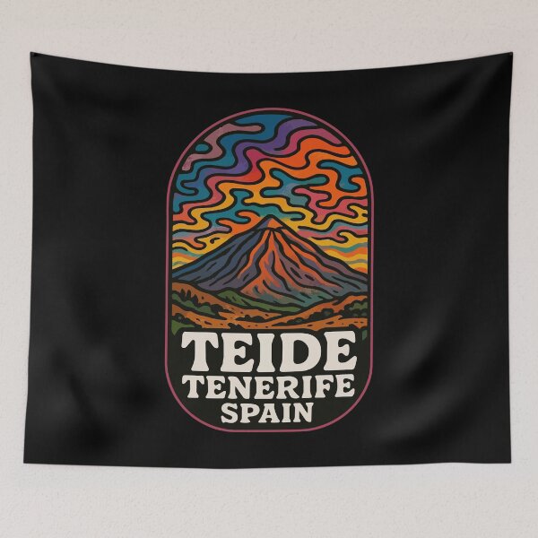 Item preview, Mount Teide Volcano Tenerife Spain Trippy Travel designed and sold by TomFrontierArt.