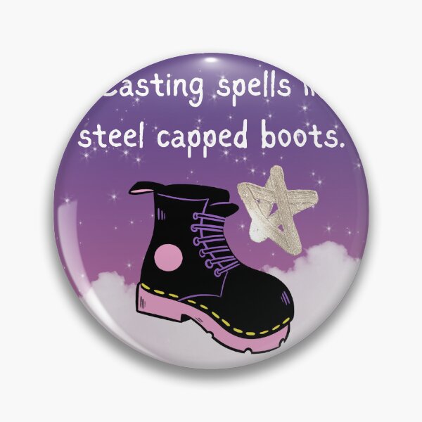 Item preview, Pastel Goth Witchy Boots and Pentagrams designed and sold by WildWoodlandWitch.