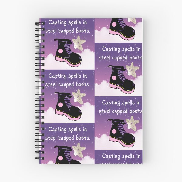 Item preview, Pastel Goth Witchy Boots and Pentagrams designed and sold by WildWoodlandWitch.
