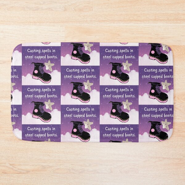 Item preview, Pastel Goth Witchy Boots and Pentagrams designed and sold by WildWoodlandWitch.
