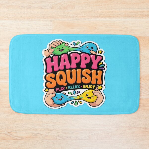Artikelvorschau, Needoh Happy Squish Slime Spielzeug Design – Niedlicher Kawaii-Aufkleber zur Stressbewältigung: Spielen, Entspannen, Genießen entworfen und verkauft von Bhaskar Digital Art.