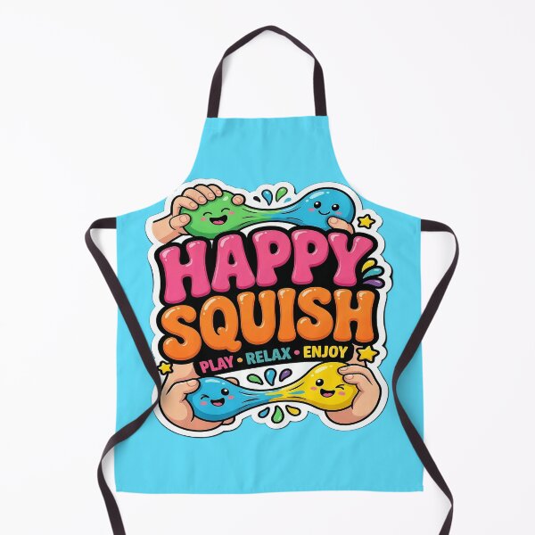 Item preview, Needoh Happy Squish Slime Toy Design – Cute Kawaii Stress Relief Play Relax Enjoy Sticker designed and sold by Bhaskar Digital Art.