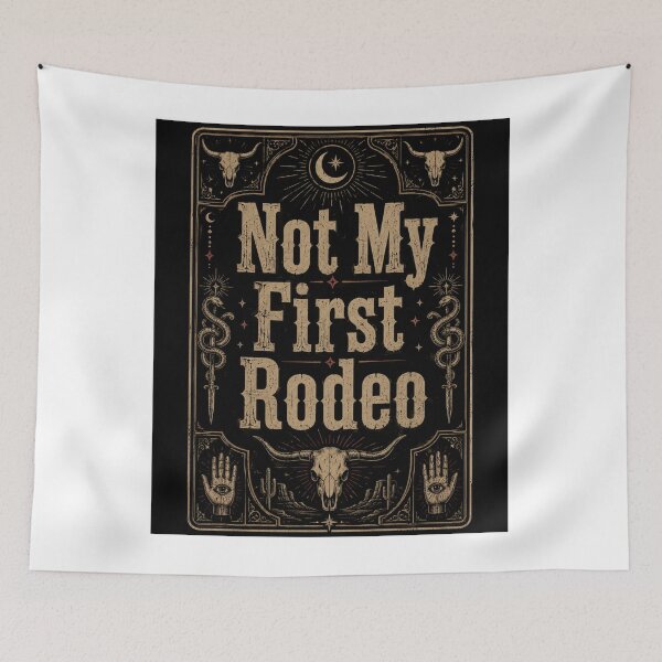 Item preview, Not My First Rodeo Vintage Western designed and sold by Mr-AShop.