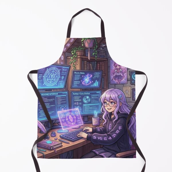 Item preview, Anime Tech Witch Sanctuary | Magical Girl Poster | Botanist Gift designed and sold by YNAMREG.