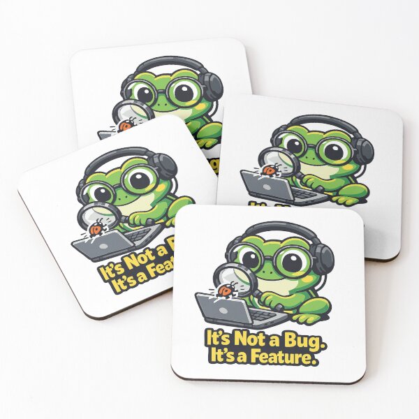 Item preview, Frog Programmer It's Not a Bug, It's a Feature designed and sold by SimplePoDesign.