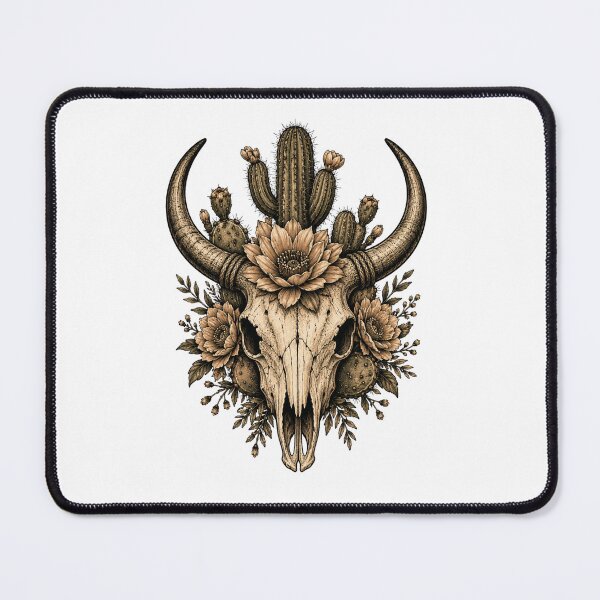 Item preview, Ornate Desert Skull Bloom designed and sold by Mr-AShop.