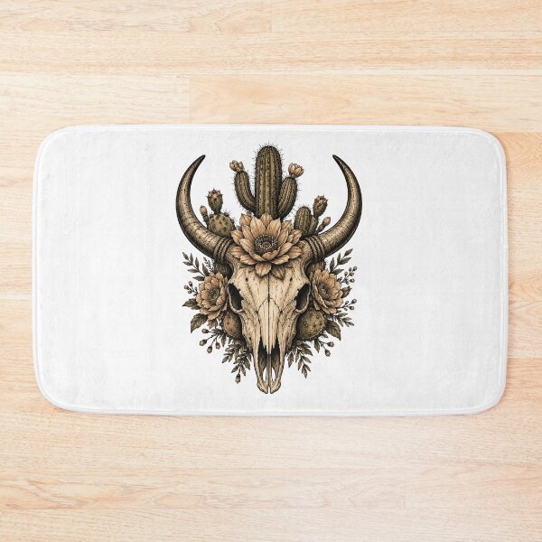 Item preview, Ornate Desert Skull Bloom designed and sold by Mr-AShop.