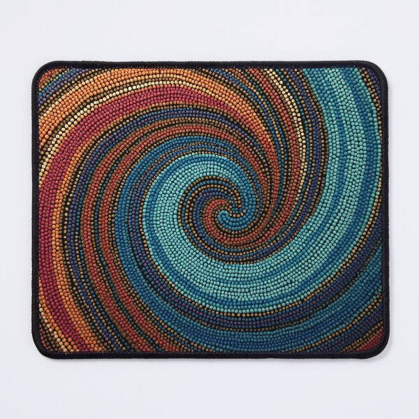 Item preview, Aboriginal Inspired Dot Art - Lava Water Sand Whirlwind designed and sold by GrinGalore.