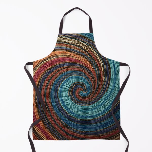 Item preview, Aboriginal Inspired Dot Art - Lava Water Sand Whirlwind designed and sold by GrinGalore.