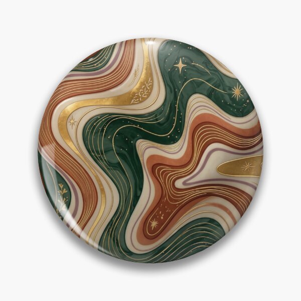Item preview, Liquid Swirl Retro Abstract in Light Sage Celadon Green, Light Blush, Cream, and White designed and sold by Differenceee.