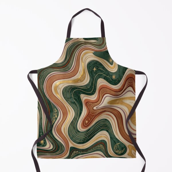 Item preview, Liquid Swirl Retro Abstract in Light Sage Celadon Green, Light Blush, Cream, and White designed and sold by Differenceee.