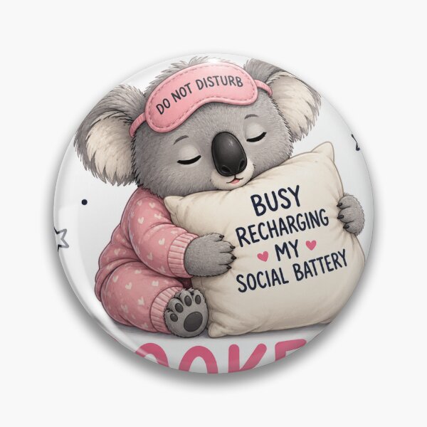 Item preview, Emotionally Booked – Busy Recharging designed and sold by QuirkNest Studio .