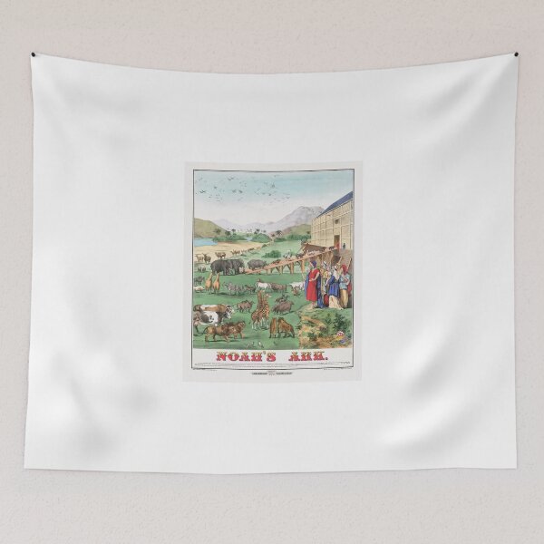Item preview, Vintage Noah's Ark 1882 Religious Print designed and sold by Bart4jesus.