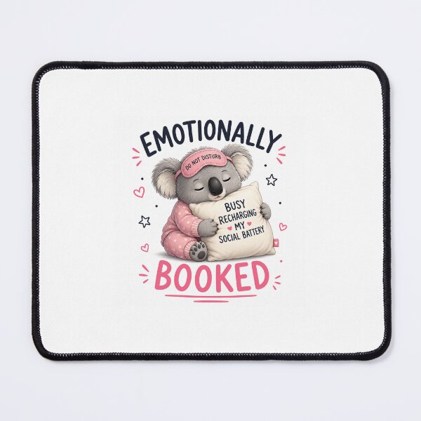 Item preview, Emotionally Booked – Busy Recharging designed and sold by QuirkNest Studio .