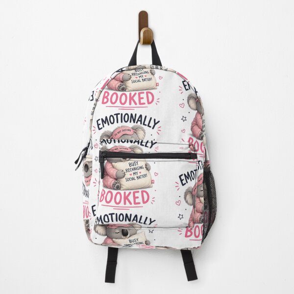 Item preview, Emotionally Booked – Busy Recharging designed and sold by QuirkNest Studio .