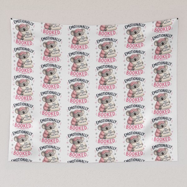 Item preview, Emotionally Booked – Busy Recharging designed and sold by QuirkNest Studio .