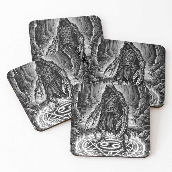 Item preview, Cancer Zodiac Gothic Assassin Crab Claw Dark Fantasy designed and sold by DarkOriginArts.
