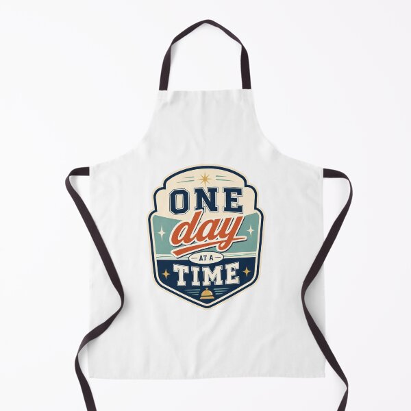 Item preview, One Day at a Time Vintage Badge designed and sold by Mr-AShop.