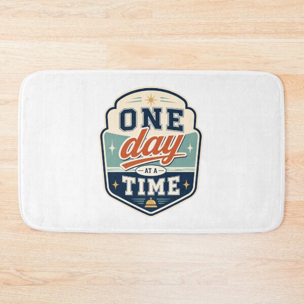 Item preview, One Day at a Time Vintage Badge designed and sold by Mr-AShop.