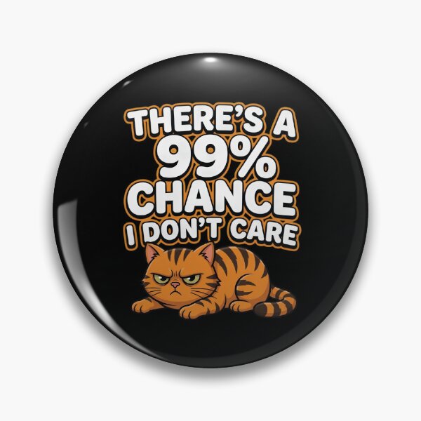Item preview, Grumpy Cat 99 Percent Chance I Don't Care designed and sold by TshirtsOnline-.