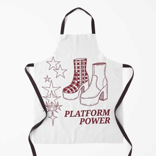 Item preview, Platform Power Retro Heels Design designed and sold by Mialunaa.