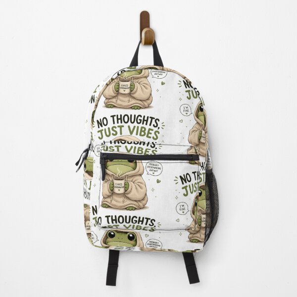 Item preview, No Thoughts, Just Vibes designed and sold by QuirkNest Studio .