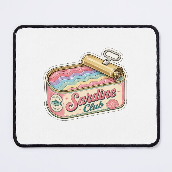 Item preview, Sardine Club Retro Tin designed and sold by Mr-AShop.