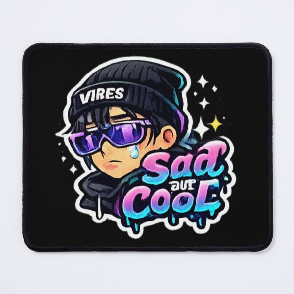 Item preview, Sad but Still Cool Aesthetic Sticker designed and sold by _Stickora_.