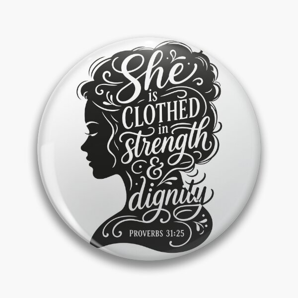 Item preview, Clothed in strength & dignity designed and sold by Motivburg.