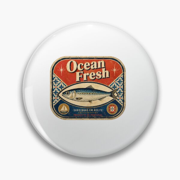 Item preview, Ocean Fresh Sardine Label designed and sold by Mr-AShop.